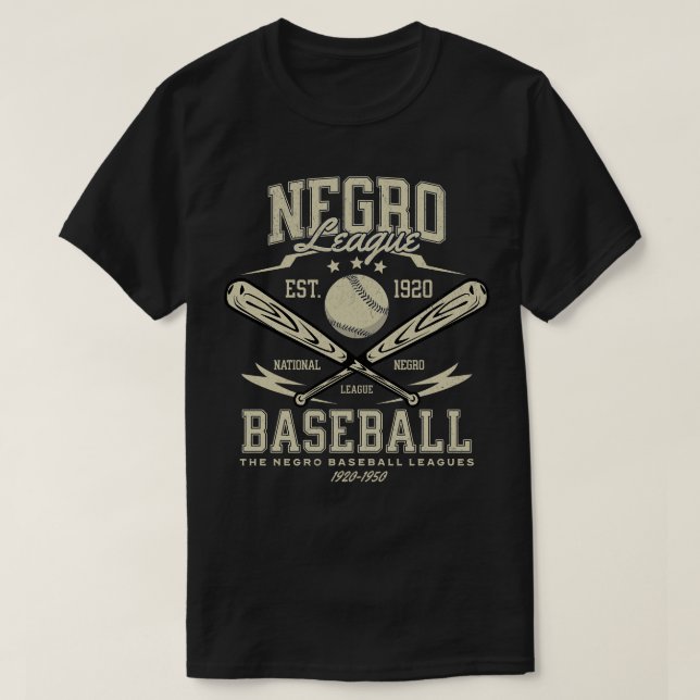 Negro League Baseball T-Shirt (Design Front)