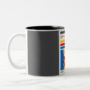 Negroni Cocktail Art Two-Tone Coffee Mug