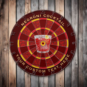 Negroni Cocktail Dartboard