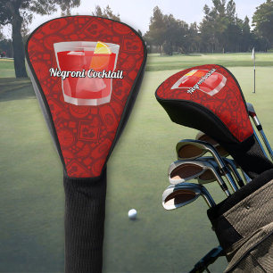 Negroni Cocktail Golf Head Cover