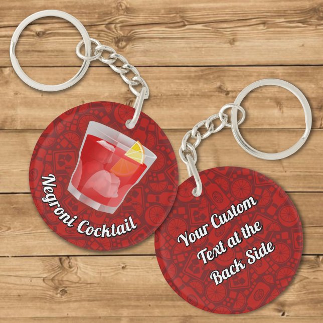 Negroni Cocktail Key Ring (Creator Uploaded)
