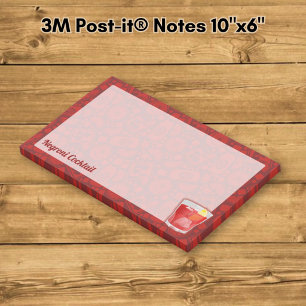 Negroni Cocktail Post-it Notes