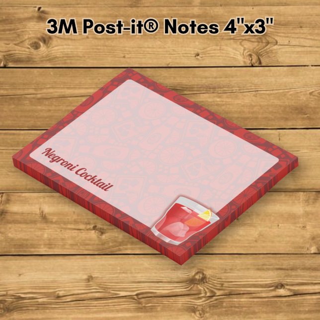 Negroni Cocktail Post-it Notes (Creator Uploaded)