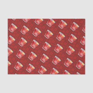 Negroni Cocktail Tissue Paper