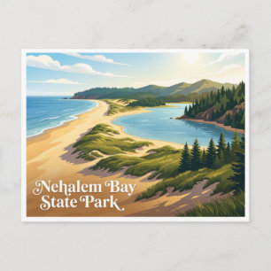 Nehalem Bay State Park Manzanita Oregon Postcard