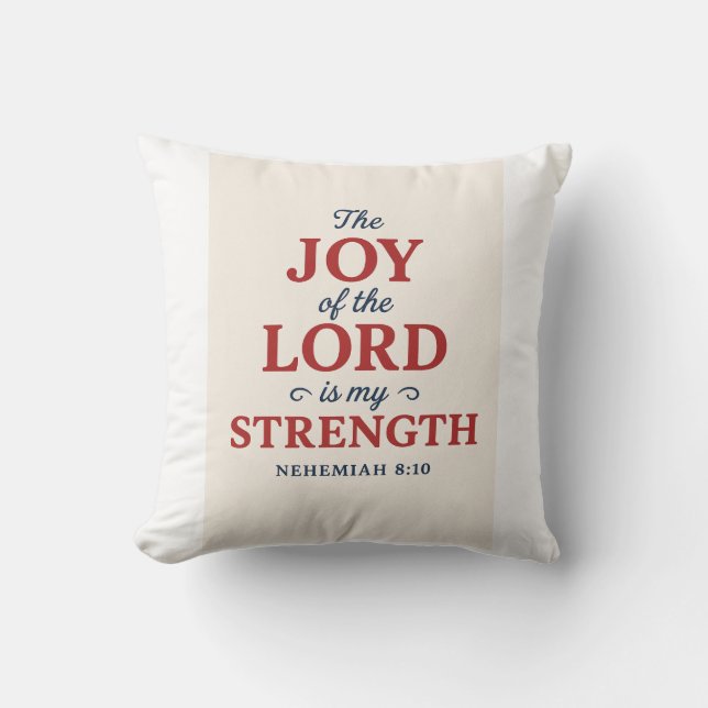 Nehemiah 8:10  cushion (Front)
