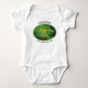 Nehemiah 8:10   JOY OF THE LORD Custom Photo Baby Bodysuit