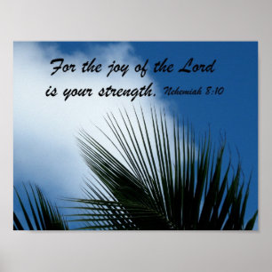 Nehemiah 8:10 poster
