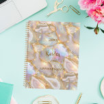 neige gold agate holographic name 2025 planner<br><div class="desc">Organise your life with elegance and flair using our Personalised Gold Agate Sparkle Spiral Planner. Perfect for school, personal use, or business planning, this stunning planner is designed to help you stay on top of your schedule while adding a touch of luxury to your daily routine. Luxurious Cover Design: The...</div>