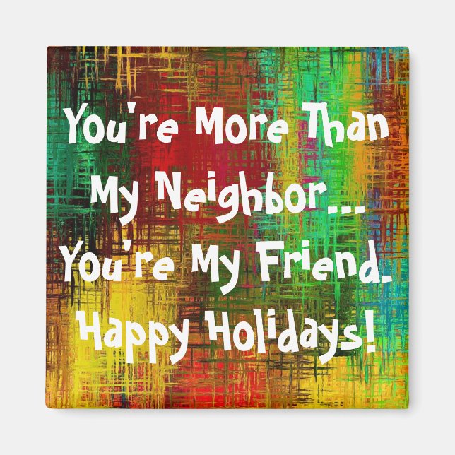 Neighbour Customise Occasion Magnet (Front)