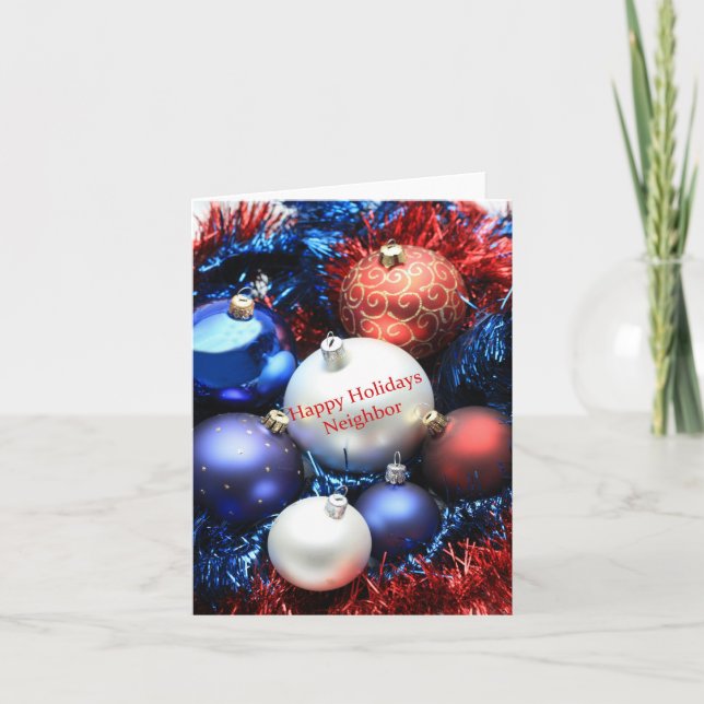 Neighbour Merry Christmas card (Front)