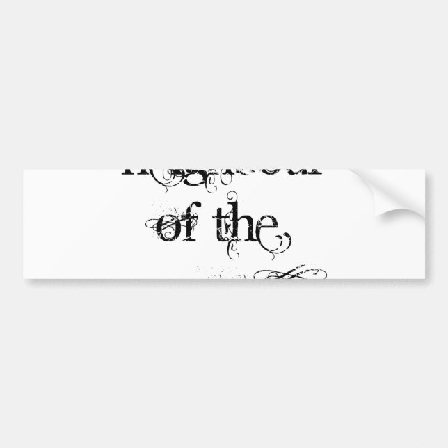 Neighbour of the Groom Bumper Sticker (Front)