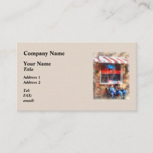 Neighbourhood Barber Shop Business Card