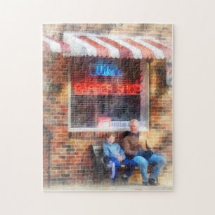 Neighbourhood Barber Shop Jigsaw Puzzle