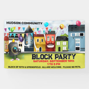 Neighbourhood Block Party Banner
