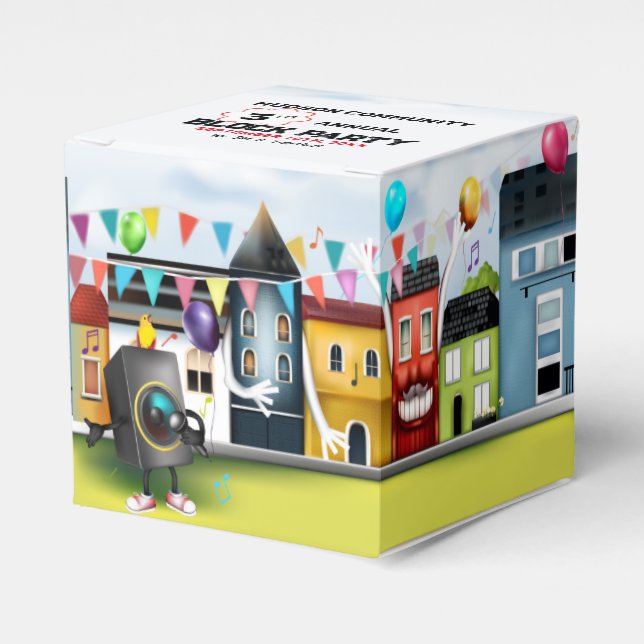 Neighbourhood Block Party Favour Box (Front Side)