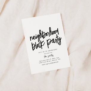 Neighbourhood Block Party Invitation Template