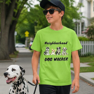 Neighbourhood Dog Walker Business T-Shirt