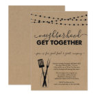 Neighbourhood Get Together Invitation