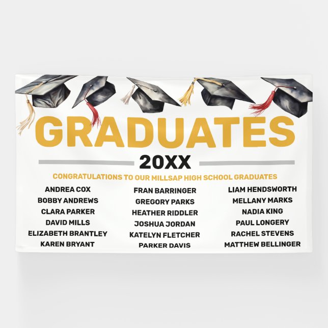 Neighbourhood High School Graduation Banner (Horizontal)