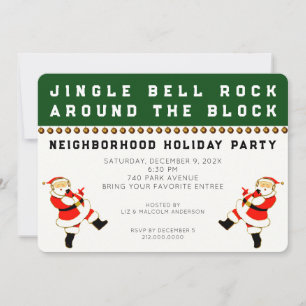Neighbourhood Holiday Party Invitations