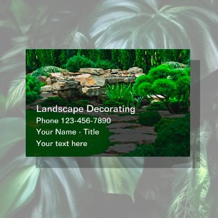 Neighbourhood Landscaping Services Business Card