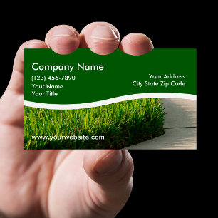 Neighbourhood Lawn Service Design Business Card