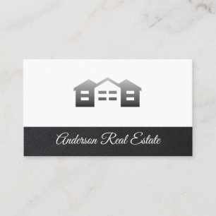 Neighbourhood Logos   Leather Trim   Real Estate Business Card