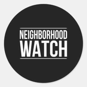 Neighbourhood Watch Classic Round Sticker
