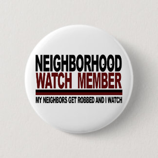 Neighbourhood Watch Member 6 Cm Round Badge