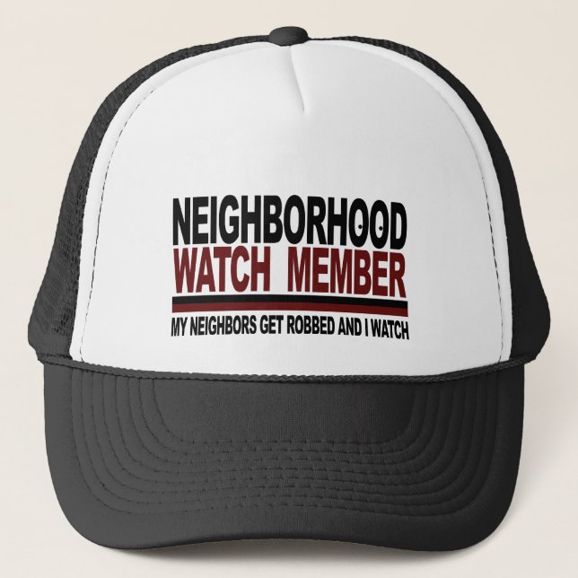 Neighbourhood Watch Member Trucker Hat (Front)