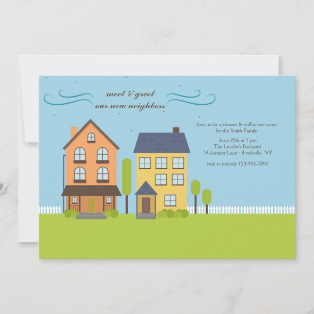 Neighbours Meet & Greet Invitation (Front)