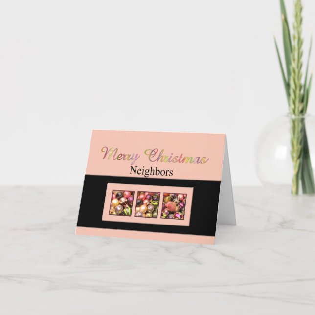 Neighbours Merry Christmas card (Front)