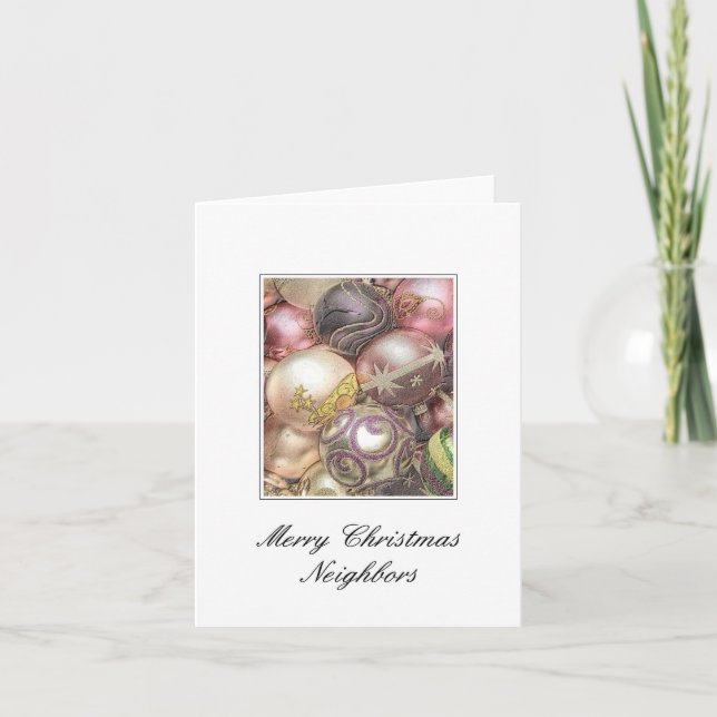 Neighbours Merry Christmas card (Front)