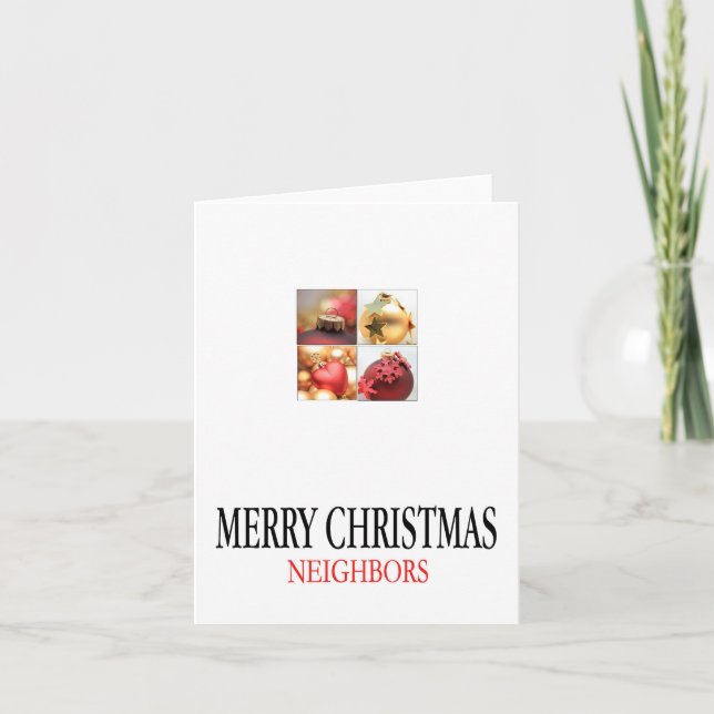 Neighbours Merry Christmas card (Front)