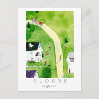 neighbours postcard