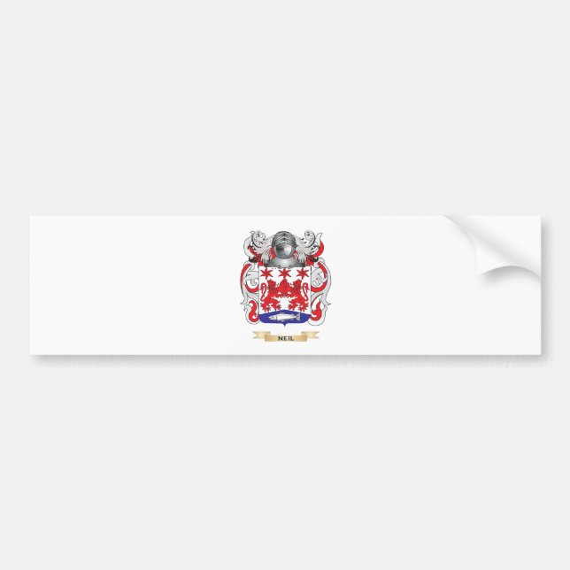 Neil Coat of Arms (Family Crest) Bumper Sticker (Front)