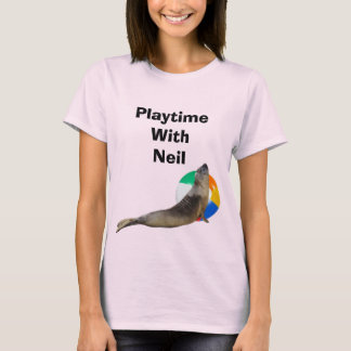 Neil The Seal With Beach Ball T-Shirt