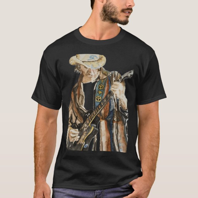Neil Young, long may he run T-Shirt (Front)