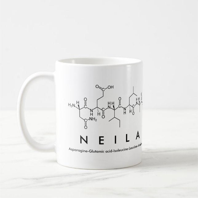 Neila peptide name mug (Left)