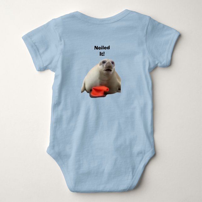 Neiled It Baby Bodysuit (Back)