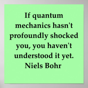 neils bohr quote poster