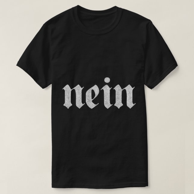 NEIN Deutschland Flag of german Eagle Germany Germ T-Shirt (Design Front)