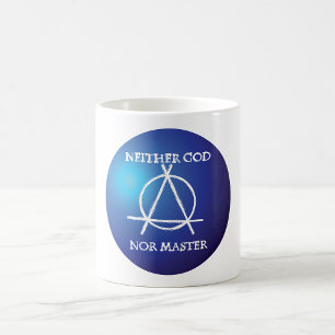 Neither God Nor Master Anarchy Symbol  Coffee Mug