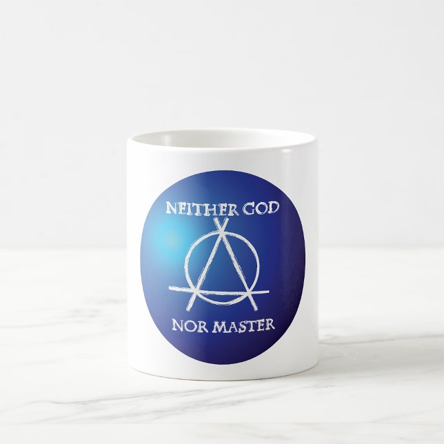 Neither God Nor Master Anarchy Symbol  Coffee Mug (Creator Uploaded)
