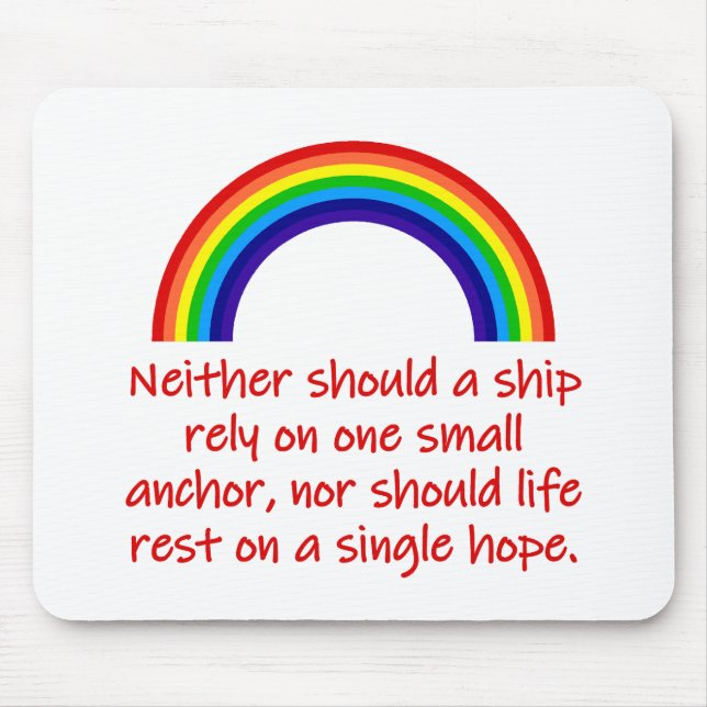 Neither Should A Ship  Mouse Mat (Front)