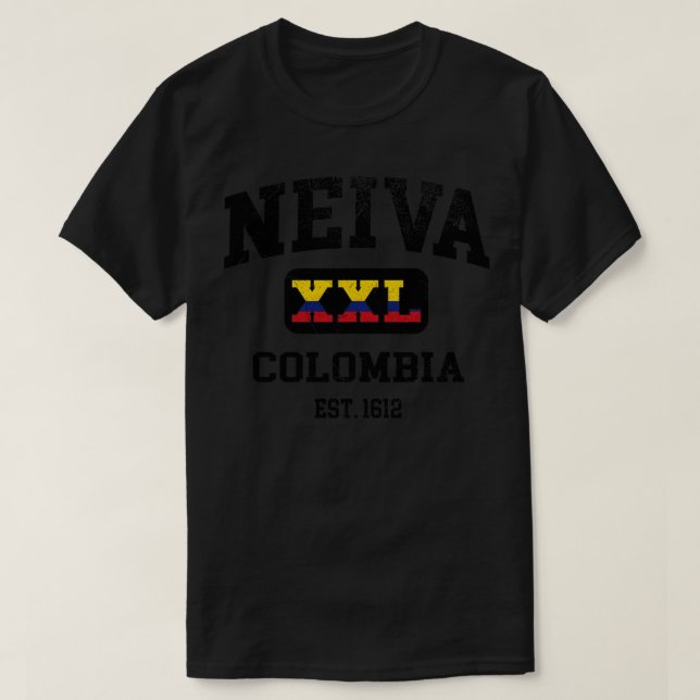 Neiva Colombia XXL Athletic design T-Shirt (Design Front)