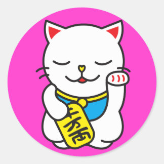 Neko Classic Round Sticker