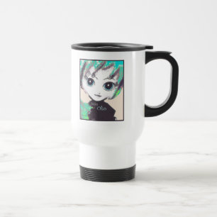 Neko Girl, Oko, Travelers White Coffee Cup