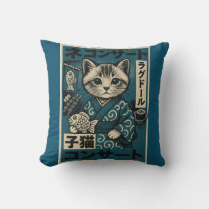 Neko Noodle Nights Cushion